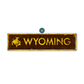 Landmark Bronco Custom Signs: Brown and Yellow 1 - Wall Decor