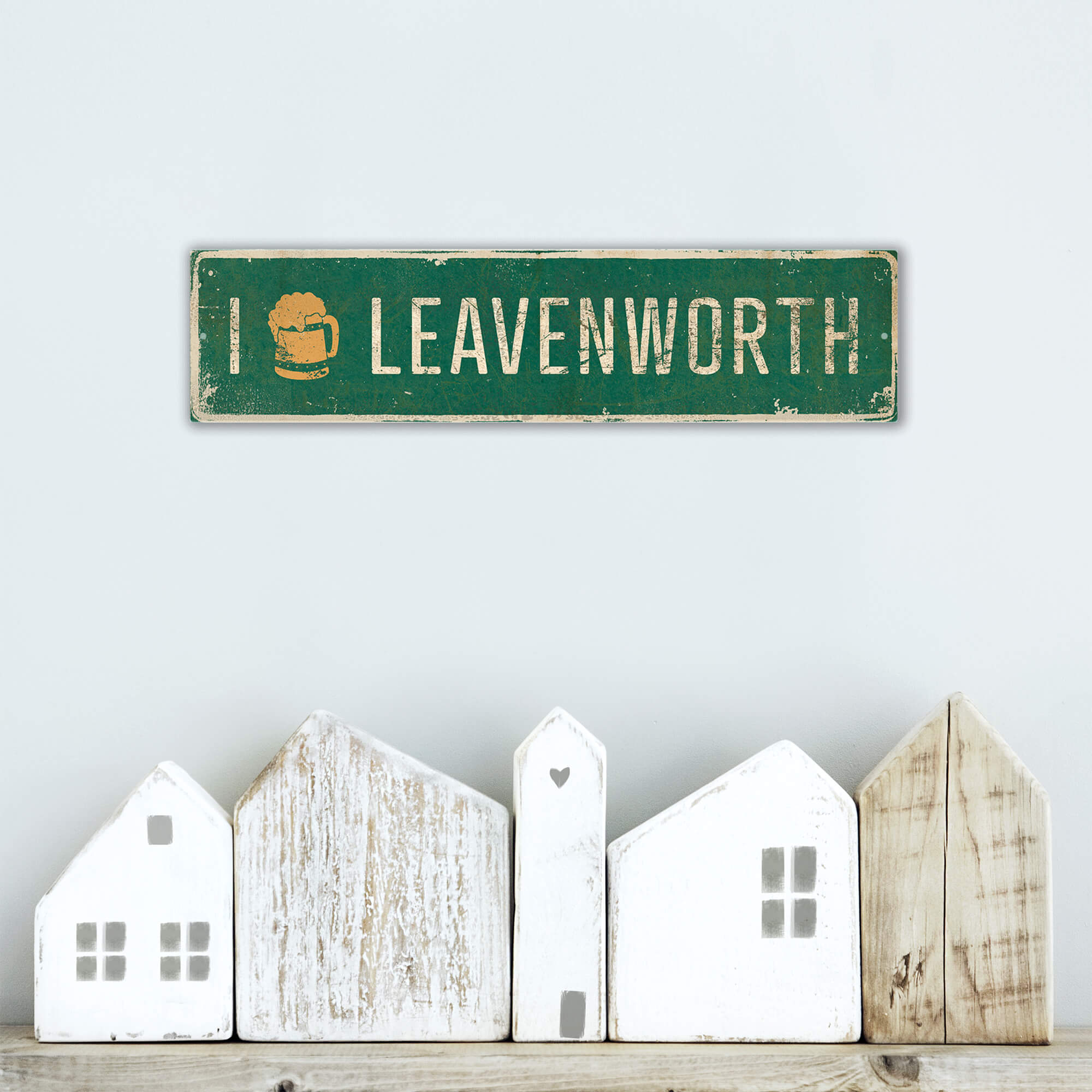 Landmark "I Heart" Custom Signs: Green Beer Stein - Wall Decor