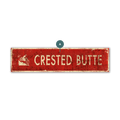 Landmark Motorbike Custom Signs: Red - Wall Decor