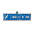 Landmark Fish Custom Signs: Blue - Wall Decor