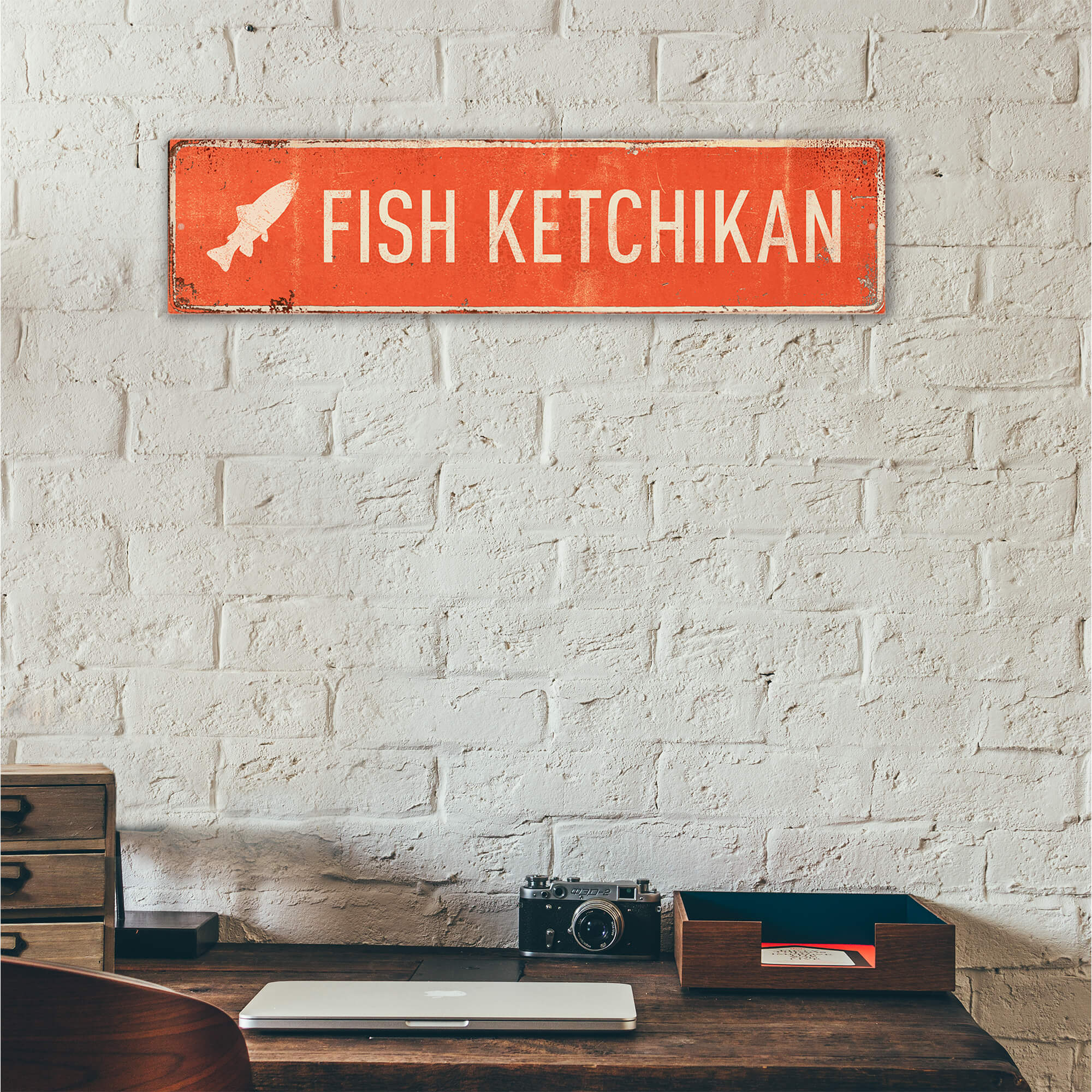 Landmark Fish Custom Signs: Coral - Wall Decor