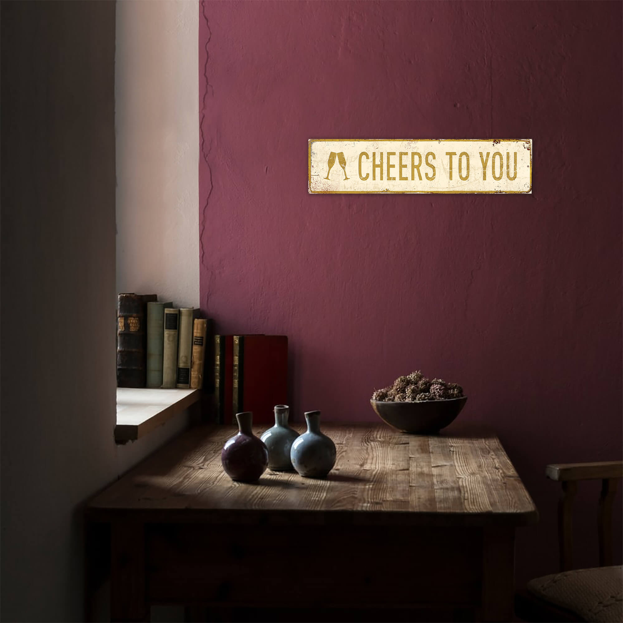 Landmark Champagne Flutes Custom Signs - Wall Decor