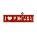 Landmark "I Heart" Custom Signs: Red Heart - Wall Decor