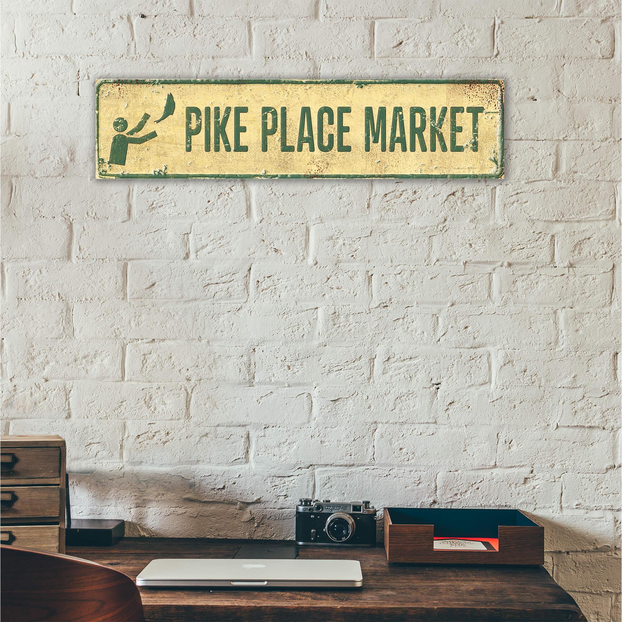 Landmark Signs: Pike Place Market - Wall Decor