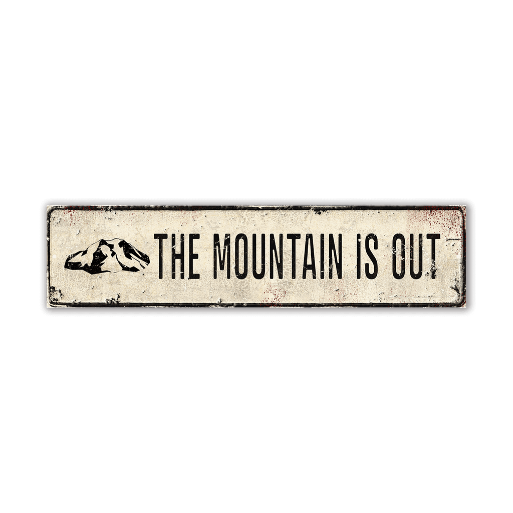 Landmark Signs: Mt. Rainier - Wall Decor