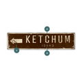 Landmark Arrow Custom Signs: Brown 2 - Wall Decor