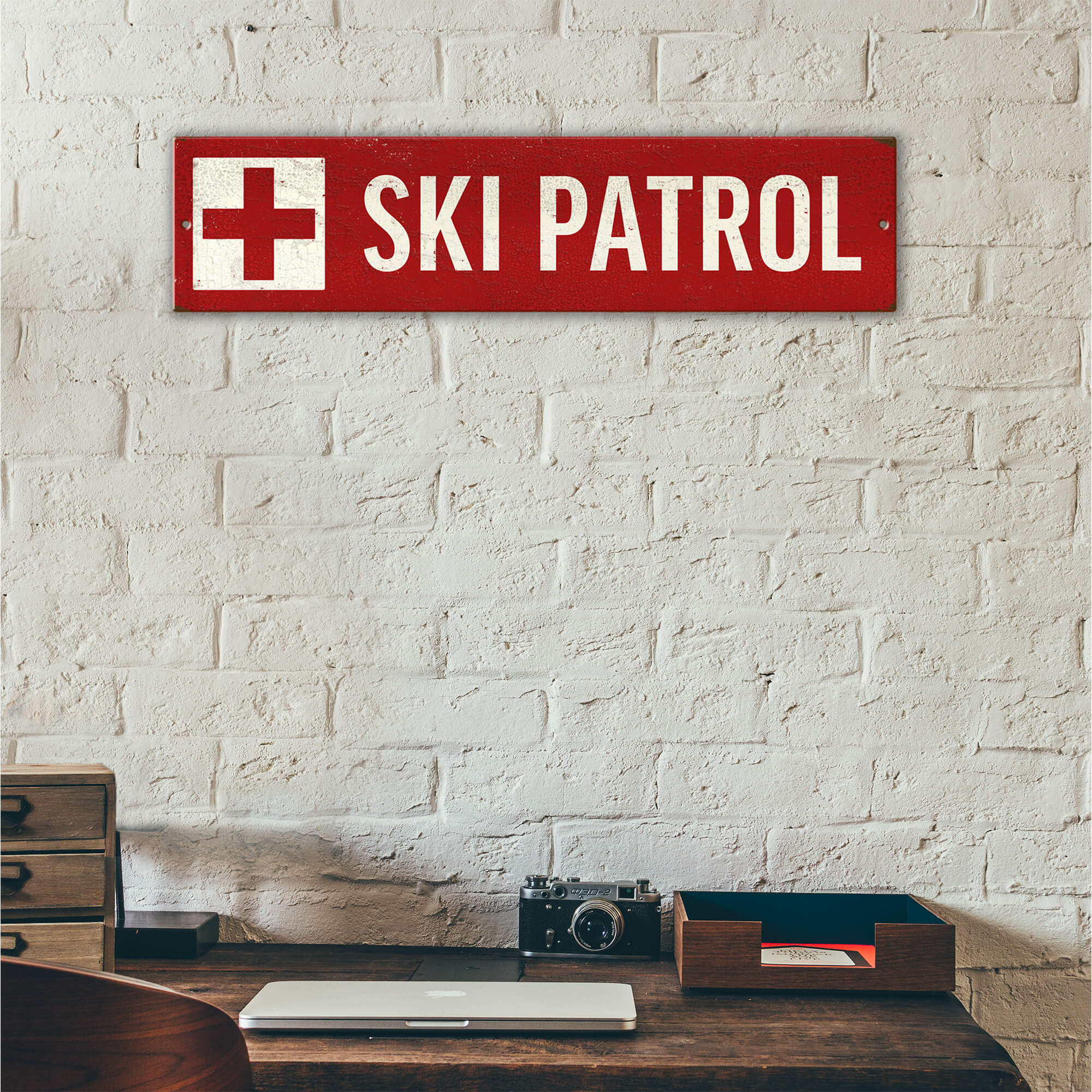 Ski Run Custom Signs: Ski Patrol - Wall Decor
