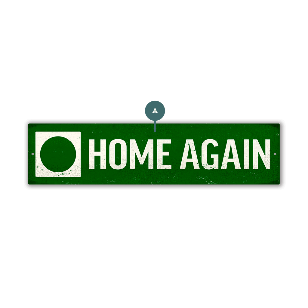 Ski Run Custom Signs: Green Circle - Wall Decor