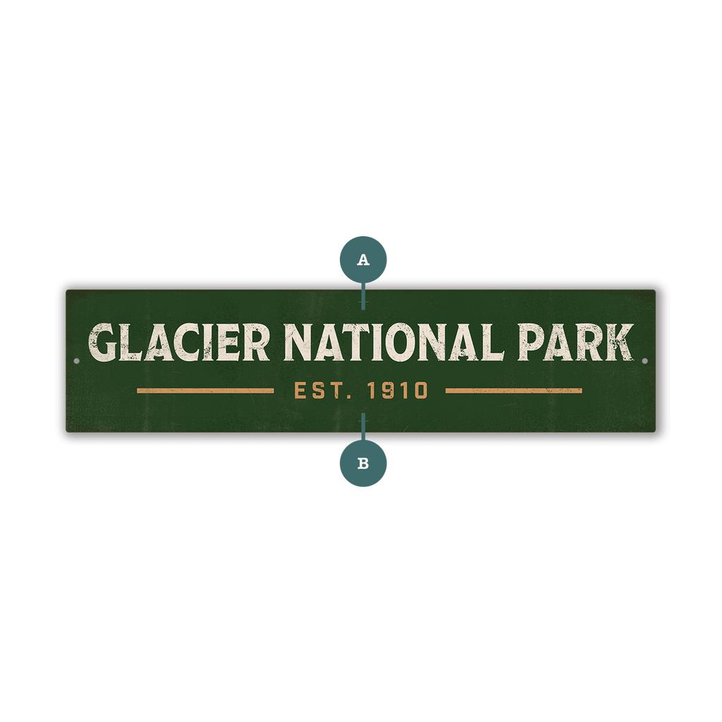 Landmark Signature Custom Signs: Green 2 - Wall Decor