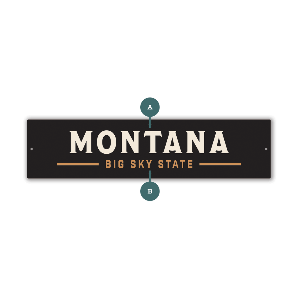 Landmark Signature Custom Signs: Black 2 - Wall Decor