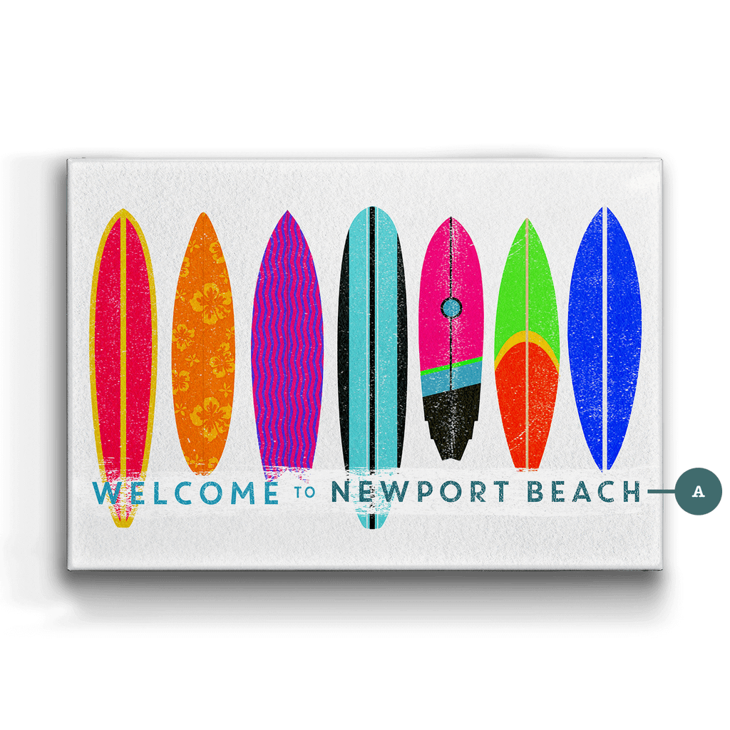 Beachside Boards - Metal Box Art
