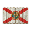Florida State Flag - Corrugated Metal Wall Art