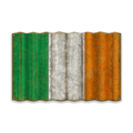 Irish Flag - Corrugated Metal Wall Art