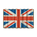 Union Jack Flag - Corrugated Metal Wall Art