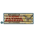 Low Flying Aircraft - Corrugated Metal Wall Art