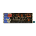 Fine Wines - Corrugated Metal Wall Art