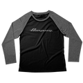 Ampeg Tri-Blend 3/4 Sleeve Raglan x Black