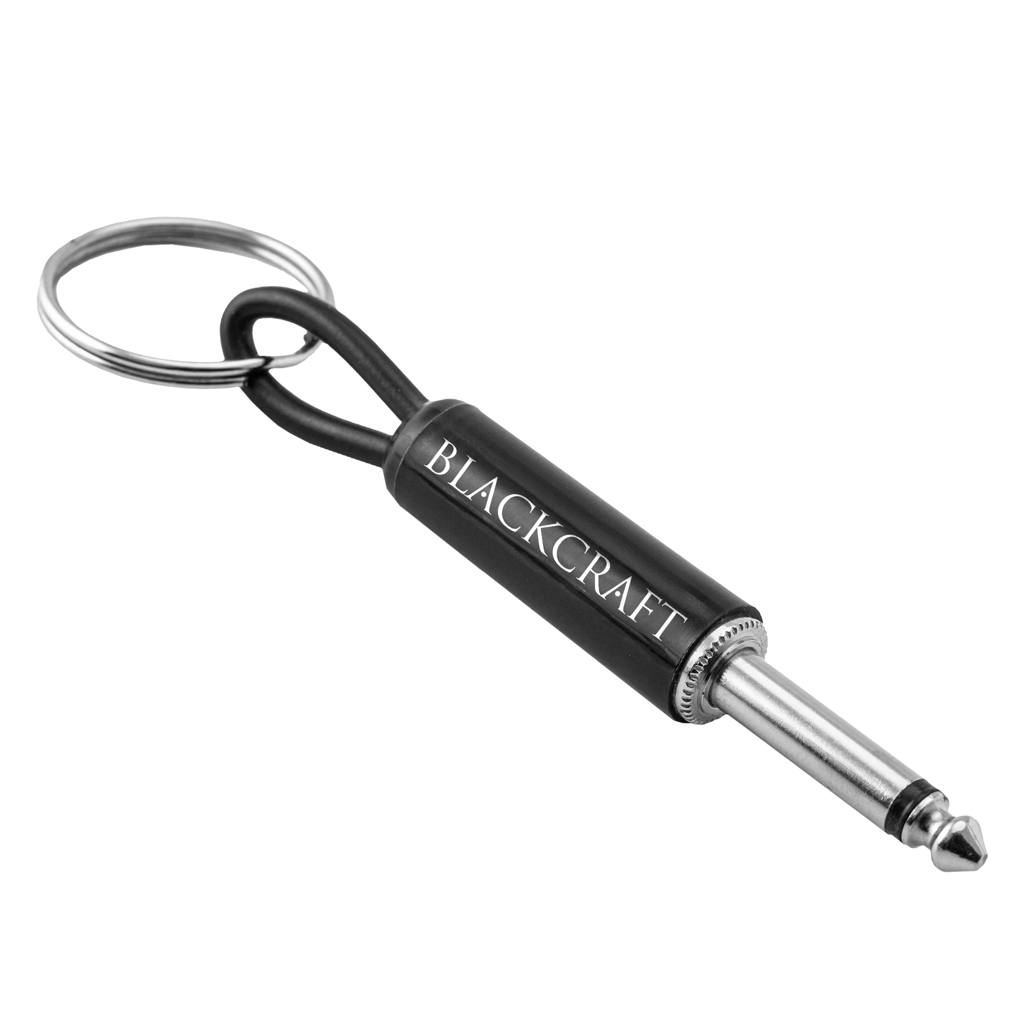 Blackcraft Logo Guitar Plug Keychain