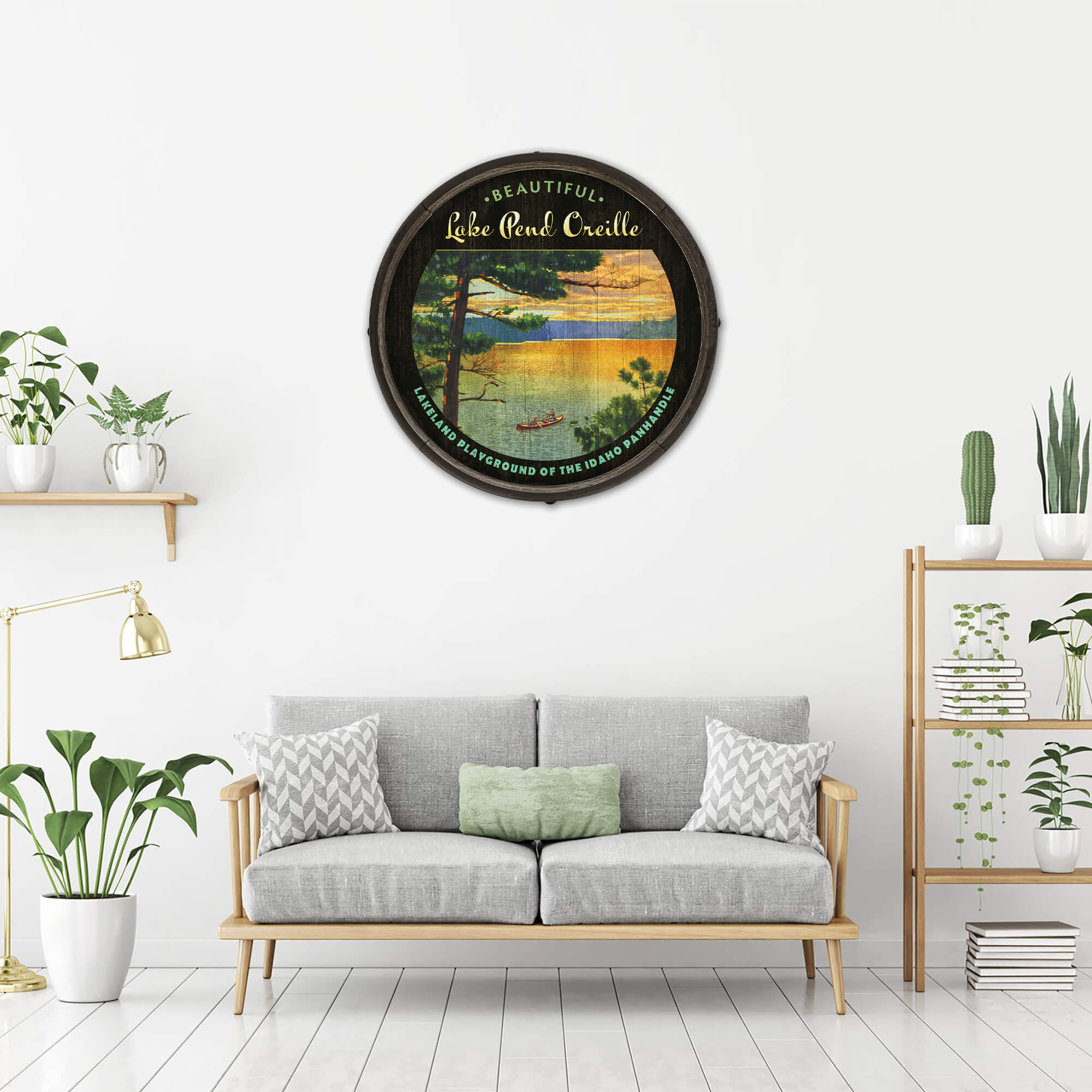 Lakeland Playground - Barrel End Wall Art