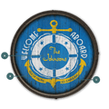 Welcome Aboard - Barrel End Wall Art