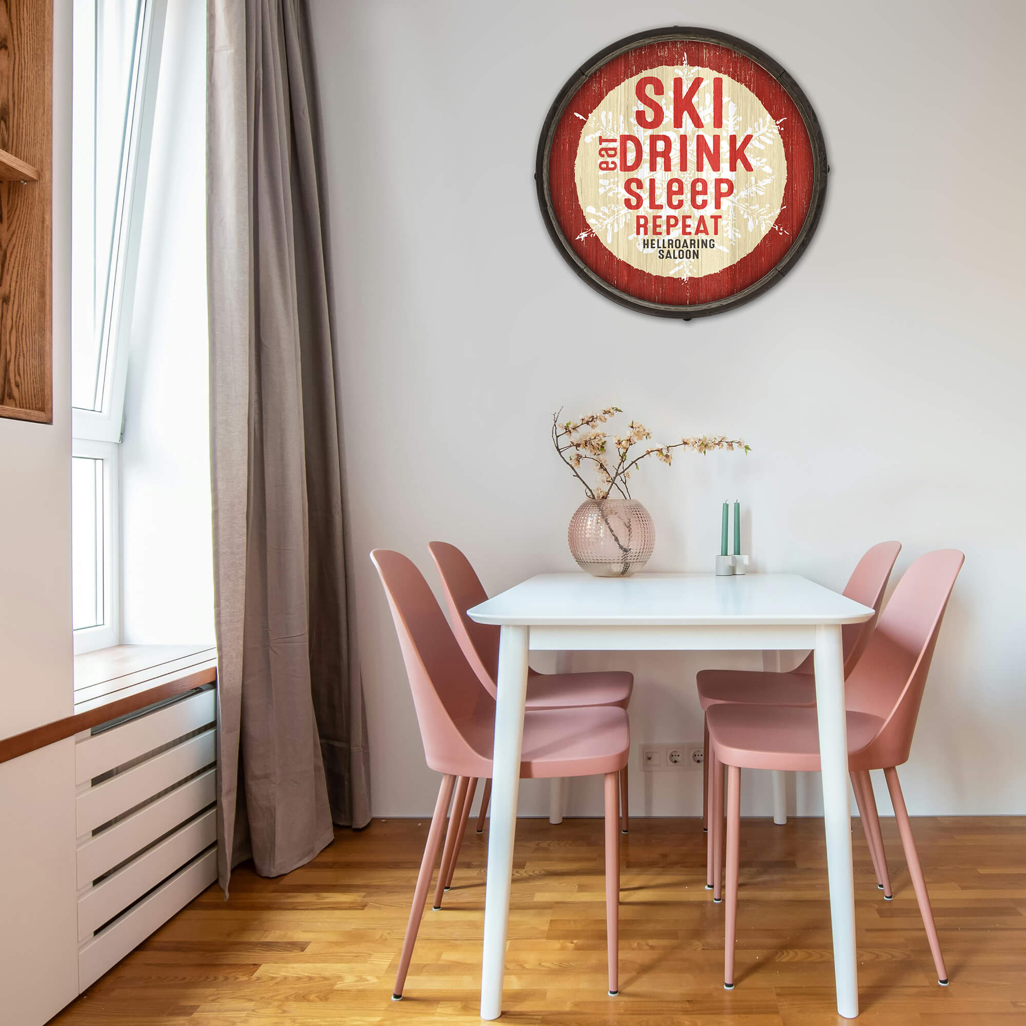 Après-Ski Essentials - Barrel End Wall Art
