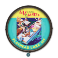 Life is Better on the Water - Barrel End Wall Art