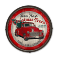 Christmas Tree Truck: Generic - Barrel End Wall Art