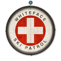Vintage Ski Patrol Sign - Barrel End Wall Art