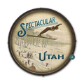 Spectacular Ski Jumper - Barrel End Wall Art