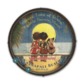 Stars and Hawaiian Moon - Barrel End Wall Art