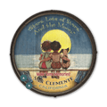 Stars and the Moon: Ocean - Barrel End Wall Art