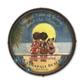 Stars and the Moon: Tropical - Barrel End Wall Art