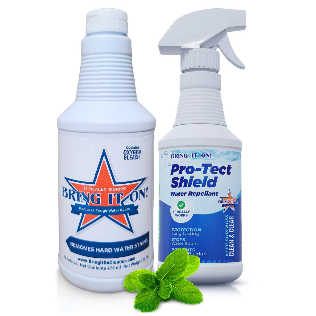 Bring It On Cleaner & Pro-Tect Shield Water Spot Remover - Small Set
