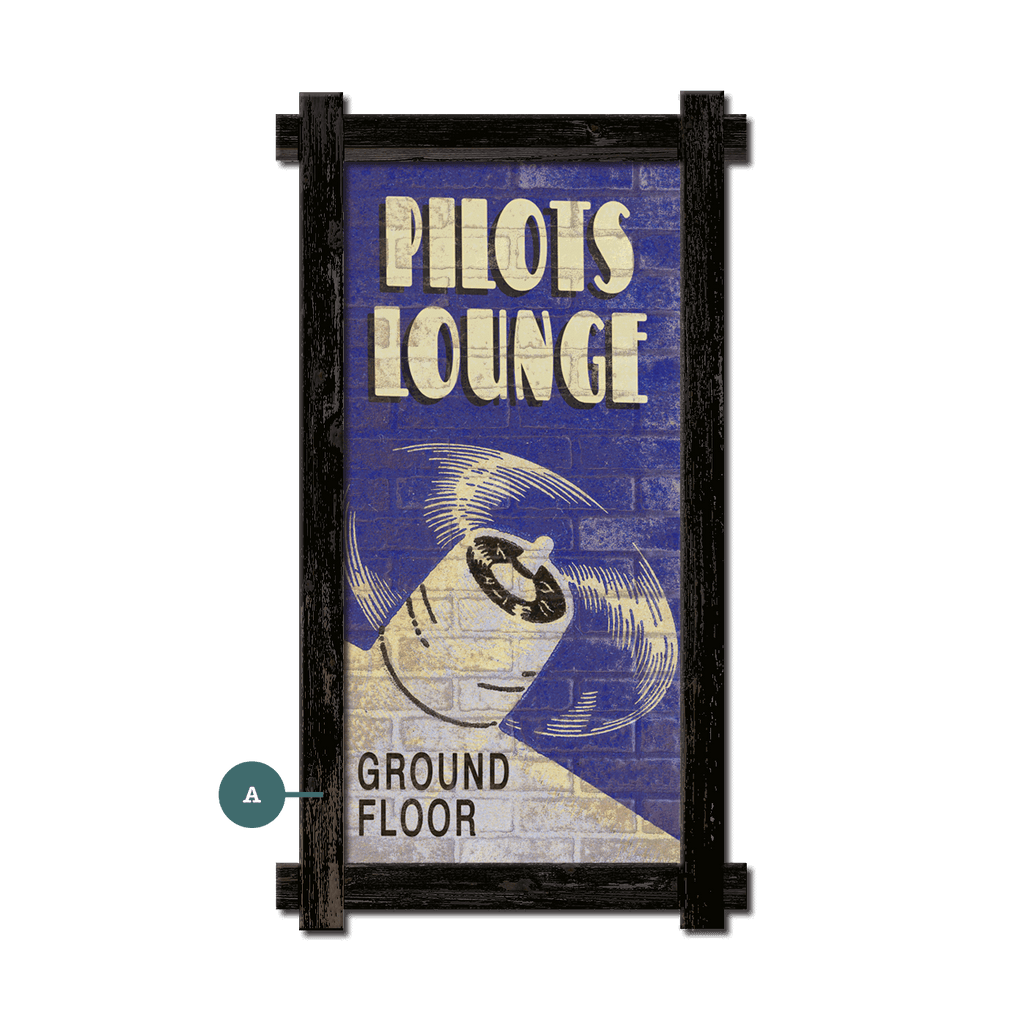 Pilots Lounge - Framed Wall Art