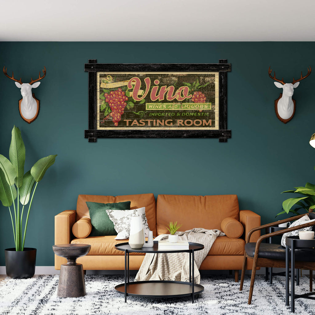 Vino Tasting Room - Framed Wall Art