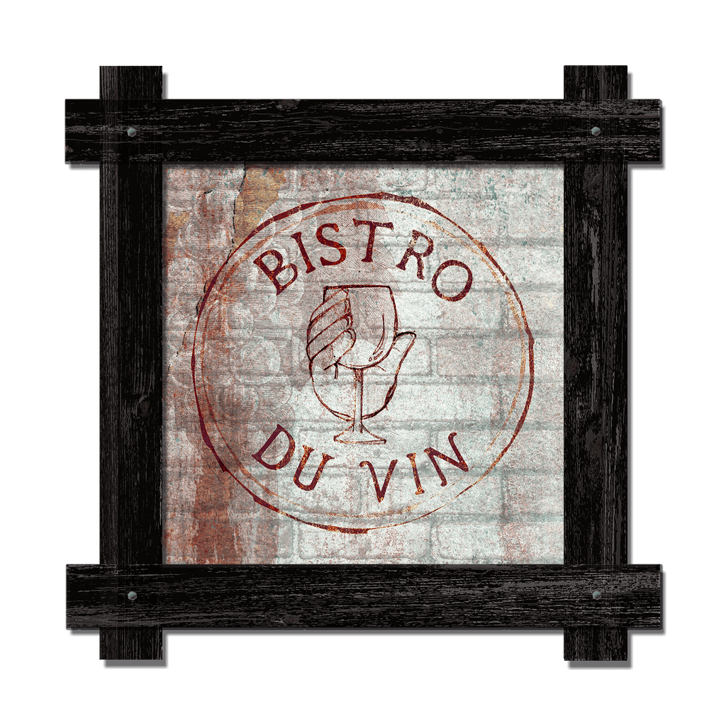 Bistro du Vin - Framed Wall Art