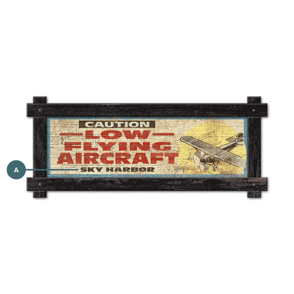 Low Flying Aircraft - Framed Wall Art
