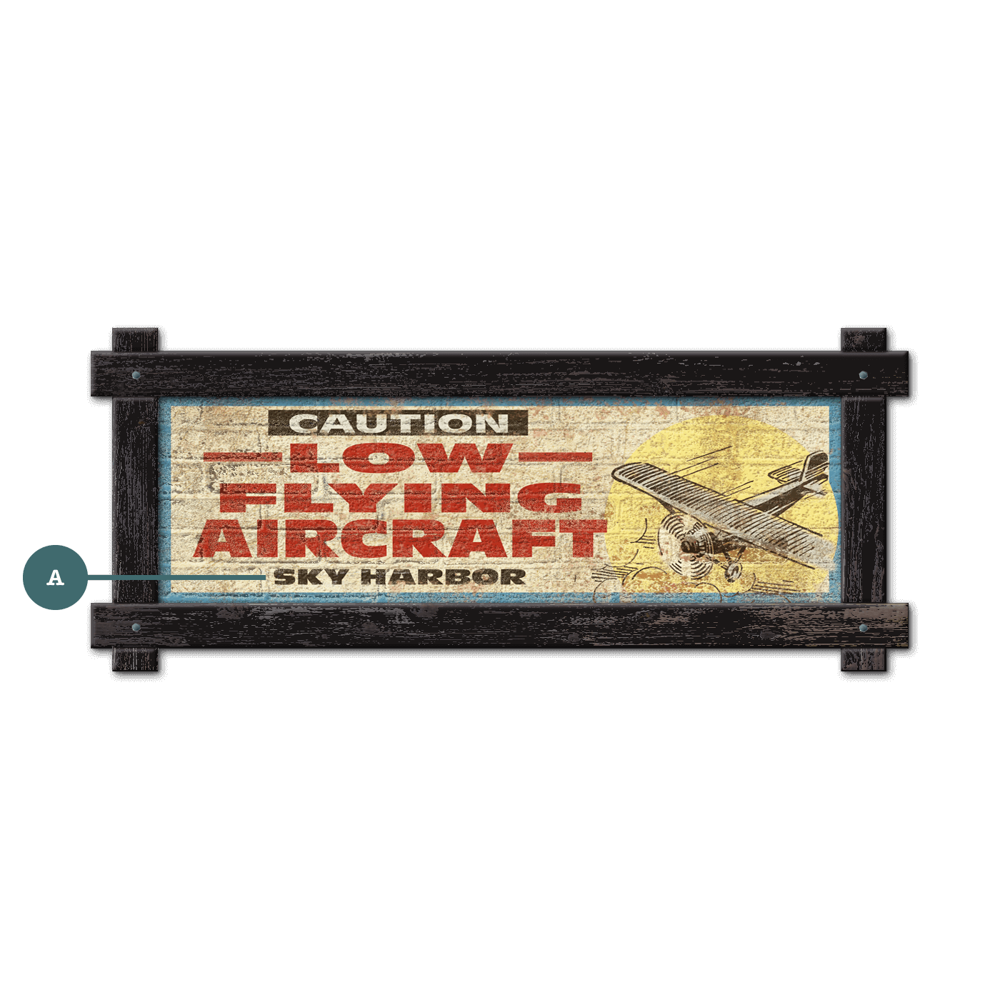 Low Flying Aircraft - Framed Wall Art
