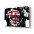 Superman Glass Wall Art