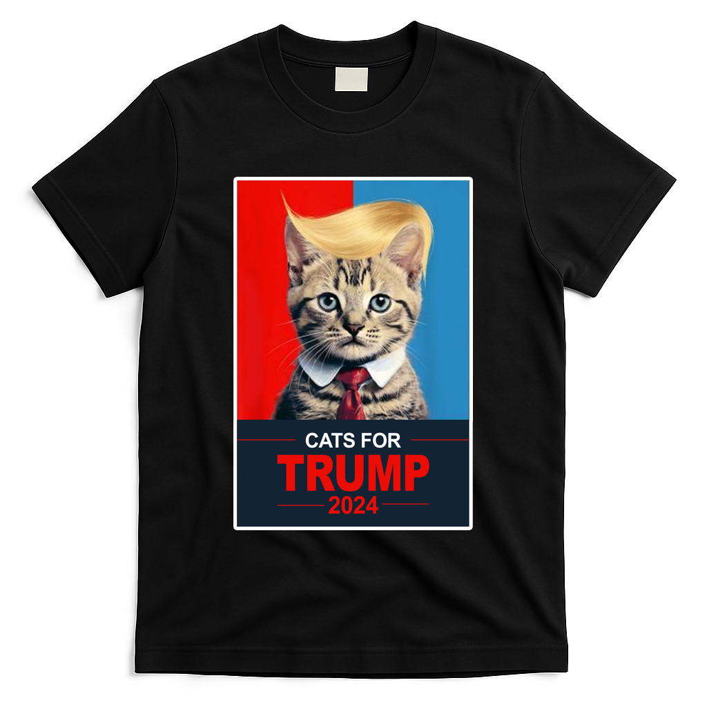 Cats For Donald Trump 2024 Election T-Shirt