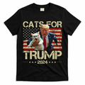 Cats For Trump 2024 Funny Vote Donald Trump T-Shirt