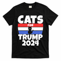 Cats For Trump 2024 Cat Owner Republican Cool Gift T-Shirt