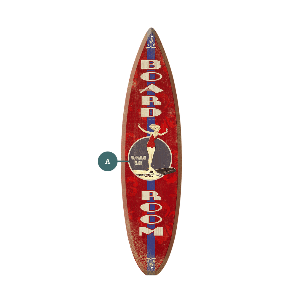 Boardroom Classic - Surfboard Wall Art