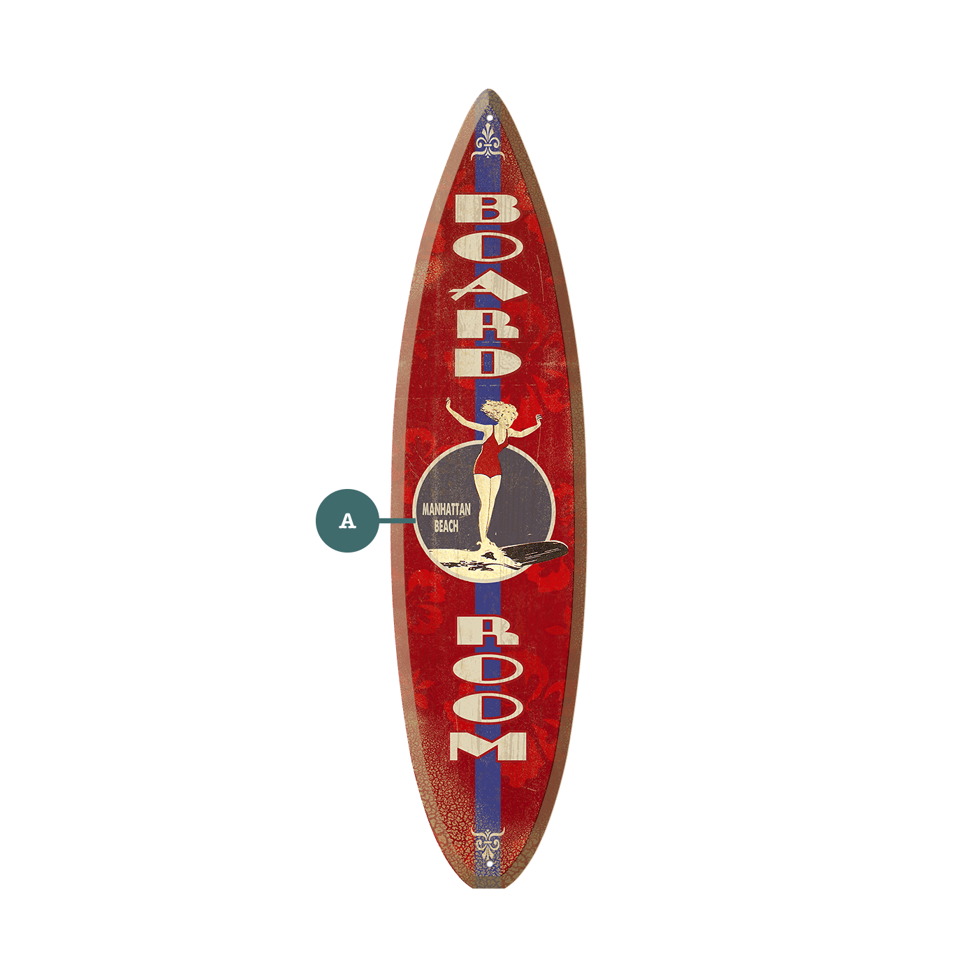 Boardroom Classic - Surfboard Wall Art