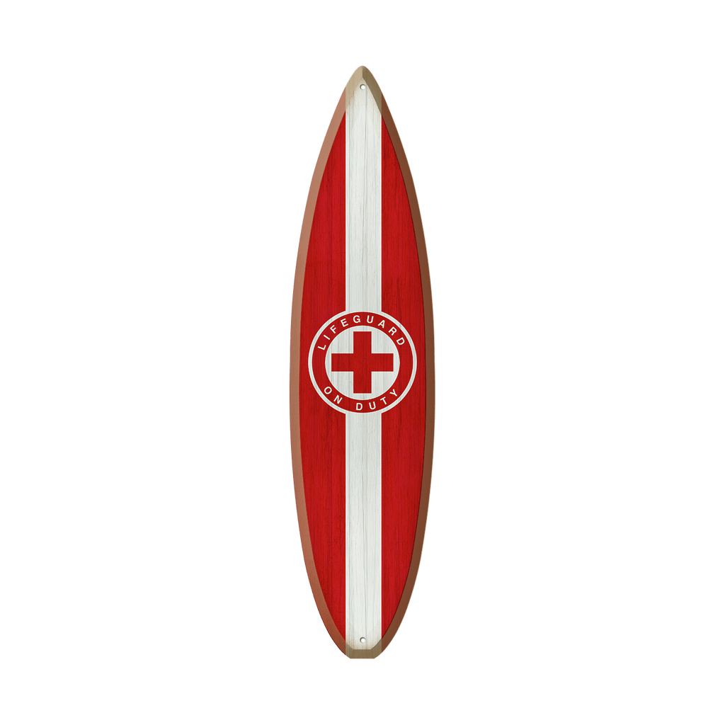 Lifeguard Sign: Generic - Surfboard Wall Art