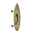 Seek Your Bliss - Surfboard Wall Art
