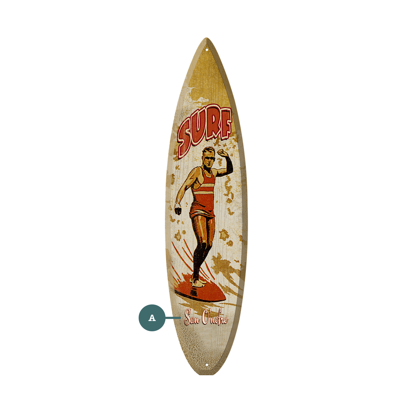 Big Daddy Surf - Surfboard Wall Art
