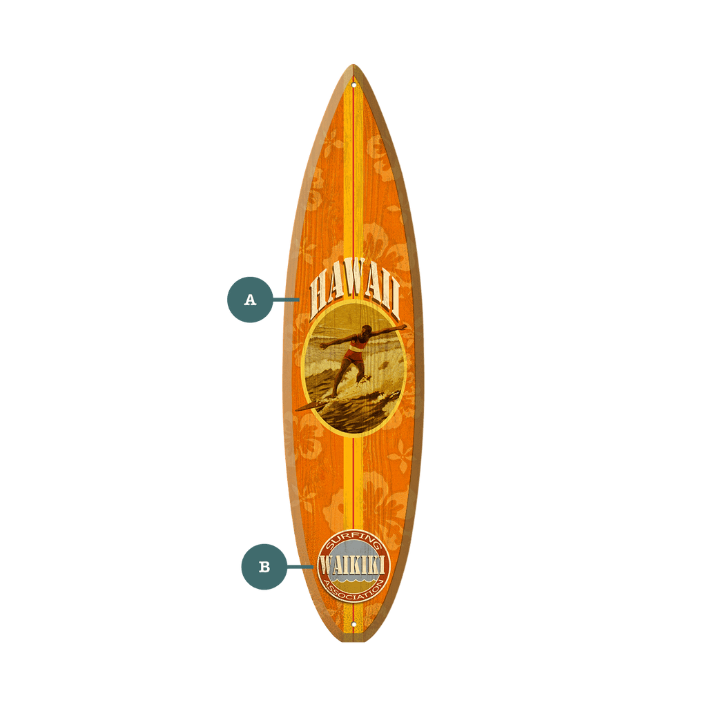 Surf Association - Surfboard Wall Art