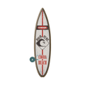 Danger High Surf - Surfboard Wall Art