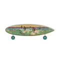 Riding the Waves: Paddle Edition - Surfboard Wall Art
